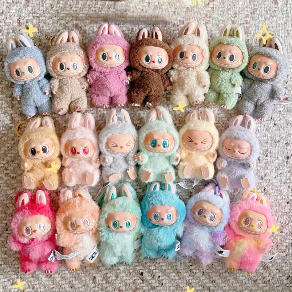 High Quality Replica Labubu Blind Box Labubu Keychain Backpack Decoration Kawaii Kids Toys Surprise Christmas Gift Mystery Box T250528