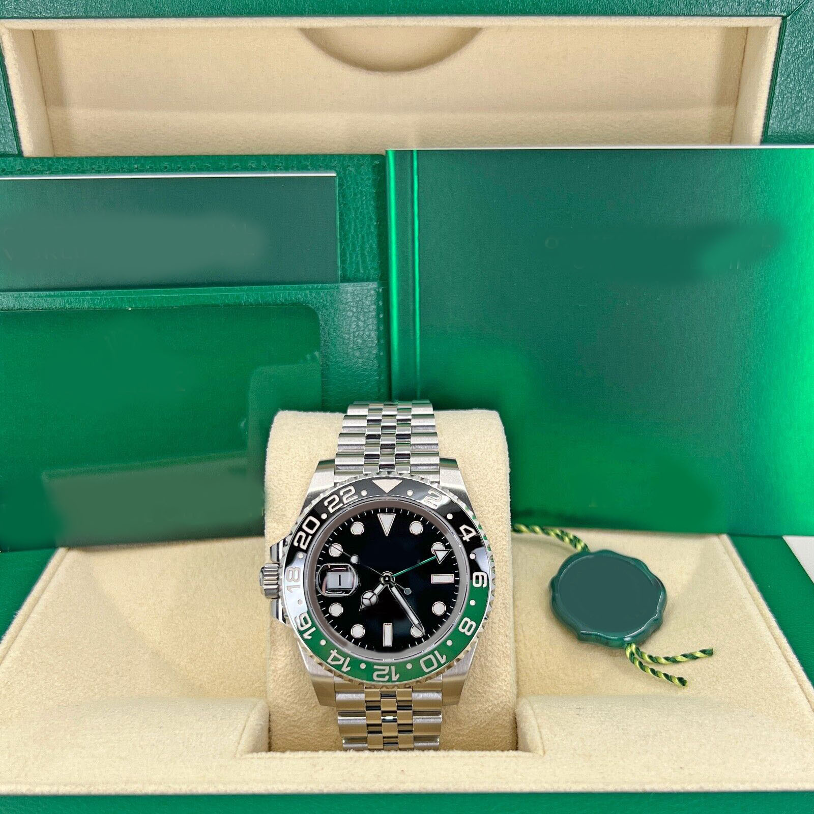 Brand new sapphire Automatic watch Clean Factory Cal.3186 40mm II Sprite Jubilee 126720VR Stainless Steel Mens Watch Wristwatches