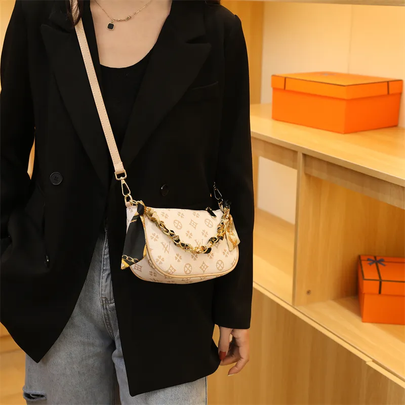 Designer Bag Shoulder Bag Luxury Bag Crossbody Purse Designer 2025 New Fashion Small Square Bag High Quality Texture Print Chain Women's Shoulder