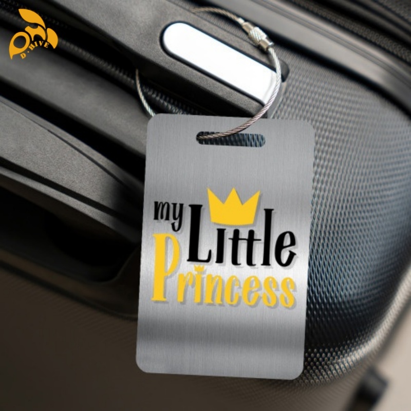 Free delivery. TOP designers customize lightweight high-quality rectangular stainless steel lage tags in white and black.