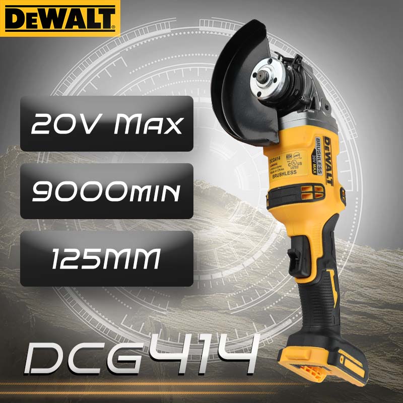 Compact DEWALT DCG414 Power Tool Combo for DIY Projects - Includes Essential Accessories