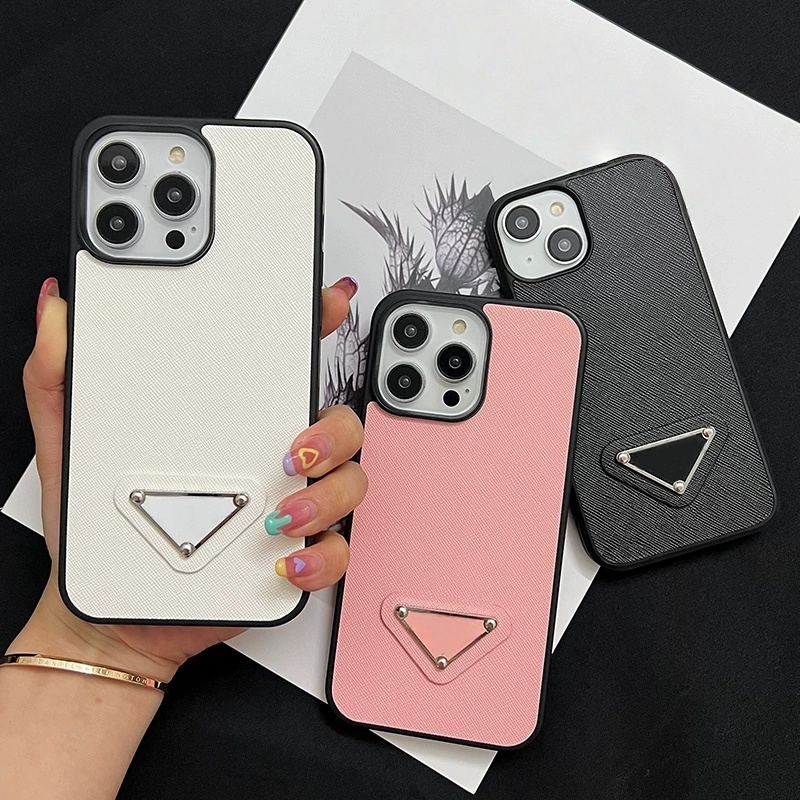 New designer phone case for iphone 16 15 14 13 12 11 16pro 16plus 15pro 16promax design leather mobile back shell High qulity antifall Solid Color cover case