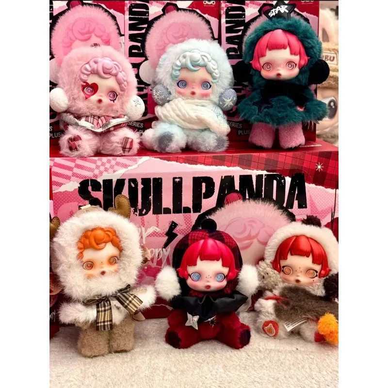 New Genuine Mystery Box Skullpanda Winter Symphony Series Dolls Skullpanda Blind Box Pendant Collection Toys Girl Birthday GiftT250522