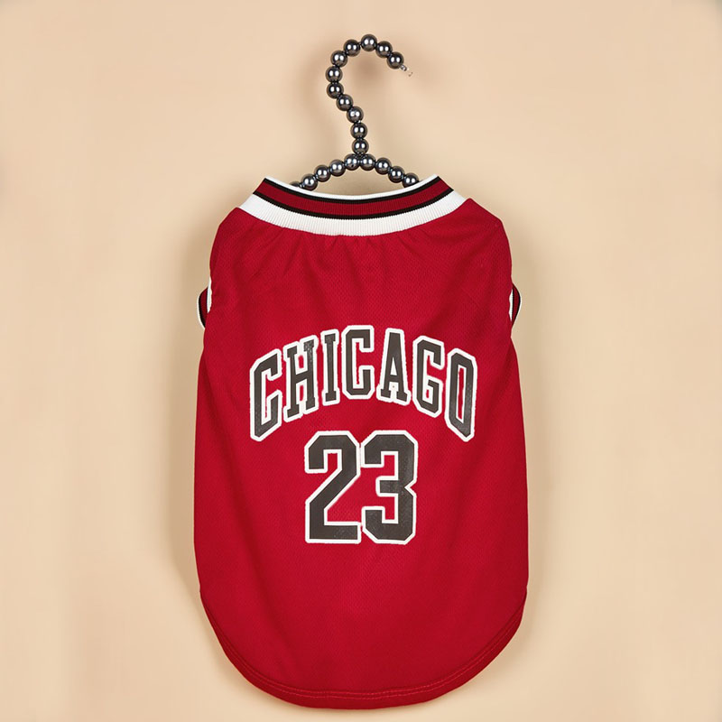 Schnauzer Teddy Mesh Breathable Dog Clothes Sport Large Dog Jersey Basketball Clothing Puppy T-Shirts Summer Pet Cat Shirts 4 colors