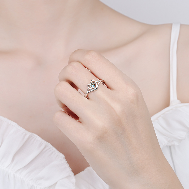 Sophisticated Love Accessory: Designer-Inspired 925 Pure Silver Gemstone Accenture Fashion Piece