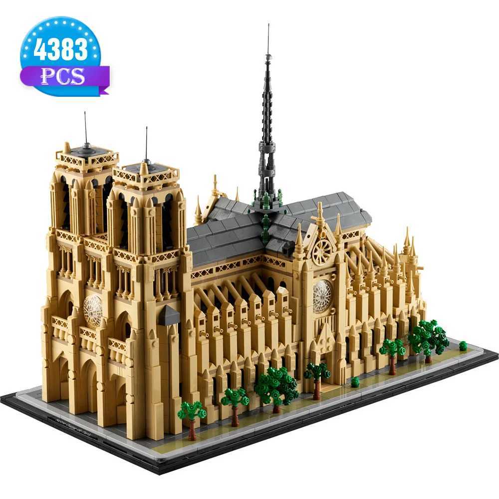 Notre-Dame de Paris Architectural Model Kit Collectible Building blocks Set for Adults Gift Idea for Lovers of History W250522