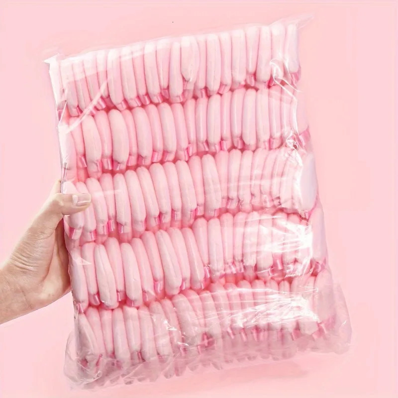 100Pcs Triangle Powder Puff For Loose Powder Liquid Cosmetic Soft Plush Powder Puff Makeup Foundation Puff Makeup Tool 250603