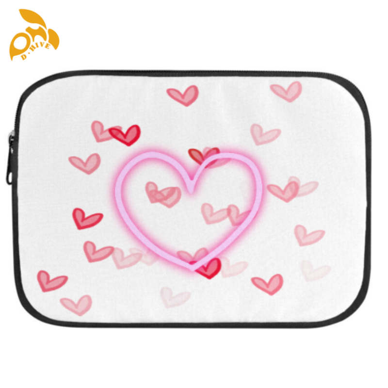 Free delivery.TOP designers customize lightweight high-quality full-frame printed computer inner bags in white and black