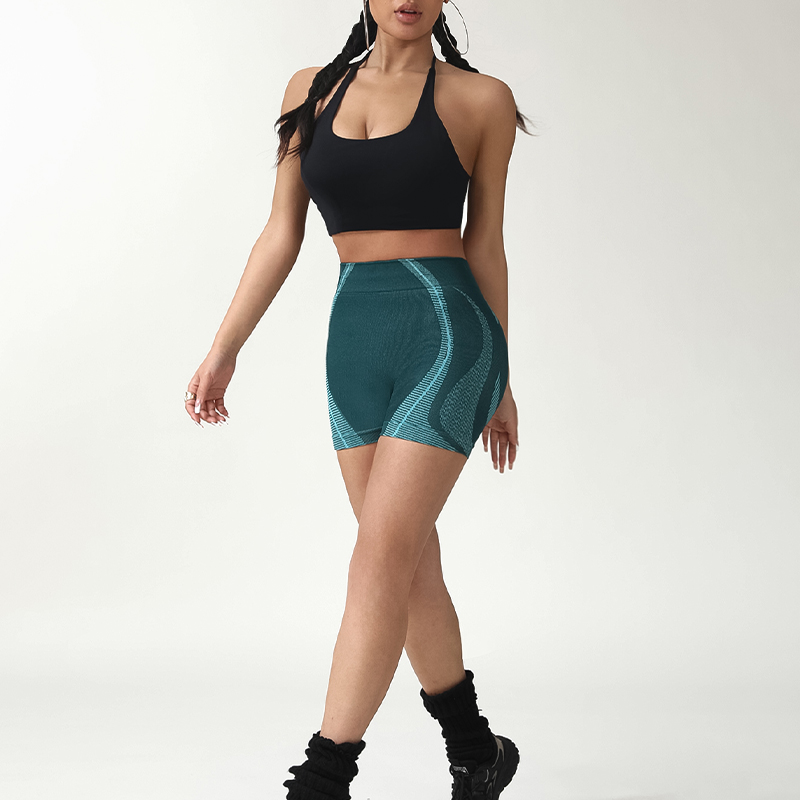 Seamless Womens High Waist Lifted Hips Yoga Tights with Moisture Wicking Fabric