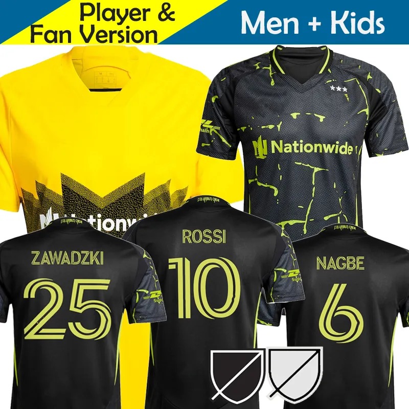2025 2026 Soccer Jerseys ROSSI NAGBE ZAWADZKI MORRIS MOREIRA FARSI YEBOAH HINESTROZA CHEBERKO 25 26 football men kids shirt