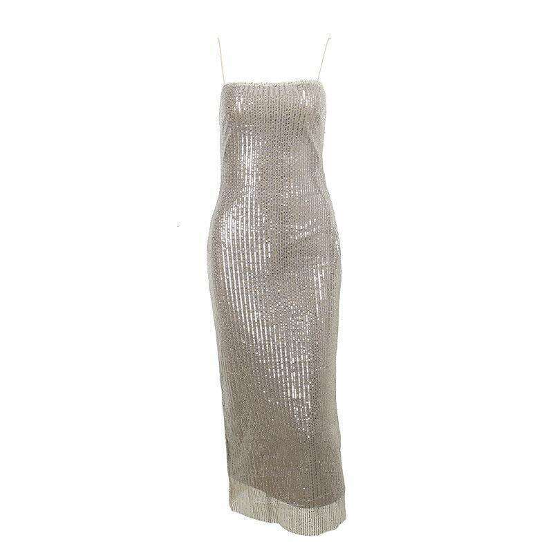 Halter Whit Maxi Dresses JY Summer New Trendy Sexy Slim Fit Long Fashion And Temperament Bead Sling Dress Women S Prom Sexy Dress