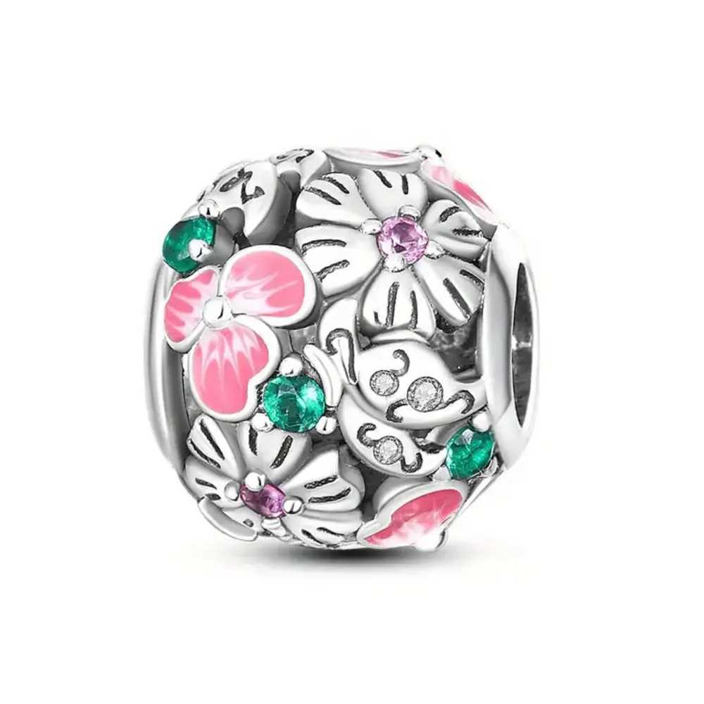 New925 Silver Cherry Watermelon Coffee Maker Mixer Exquisite Charm Suitable for Original Bracelets Necklaces DIY Womens Jewelry XJ250523