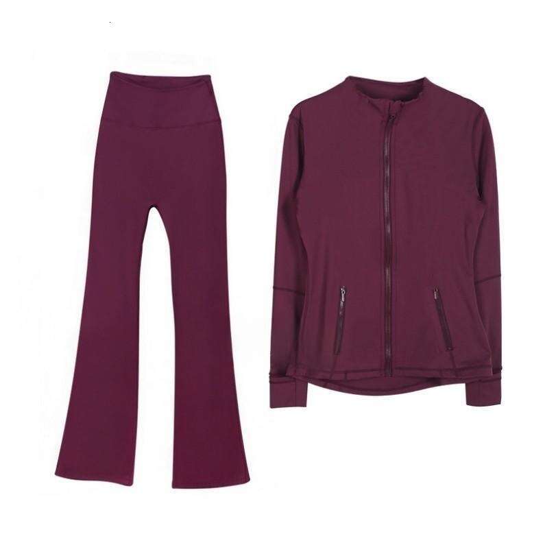 Workout Set Women Designer Yoga Sets Jackets Shorts Leggings Flared Pants Push Up Fiess Sets High Waist Sports Jackets Sportswear Outfits Gym Suits Tr