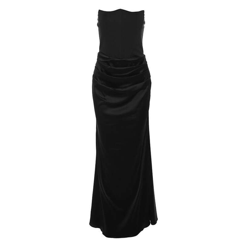 Halter Whit Maxi Dresses Fengqiu Winter New Fashion Bra Sexy Open Back Slim Fit Evening Women S Dress Prom Sexy Dress