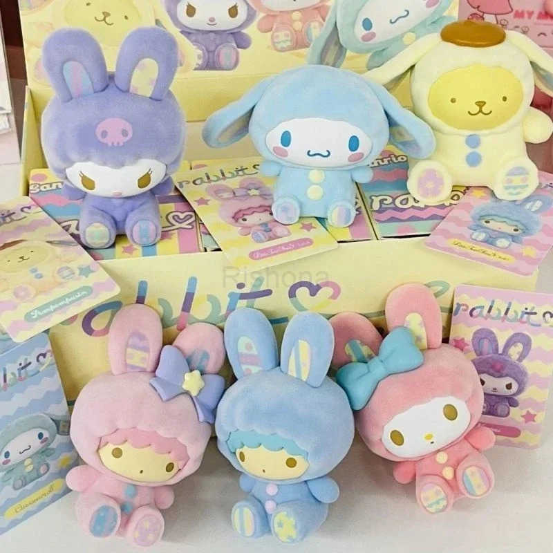 Sanrio Hello Kitty Kuromi Mymelody Blind box cute cartoon doll blind box Figure Decor Collection Model Toys gifts X250523