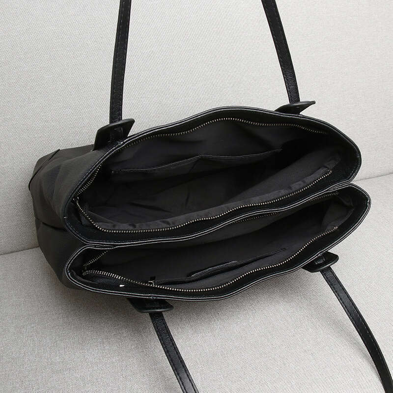 Tote Bag Genuine Leather Handbag Women New Fashionable Large Capacity Tote For Women S Commuting Fashion Soft Cowhide Shoulder Bag Messenger Bag