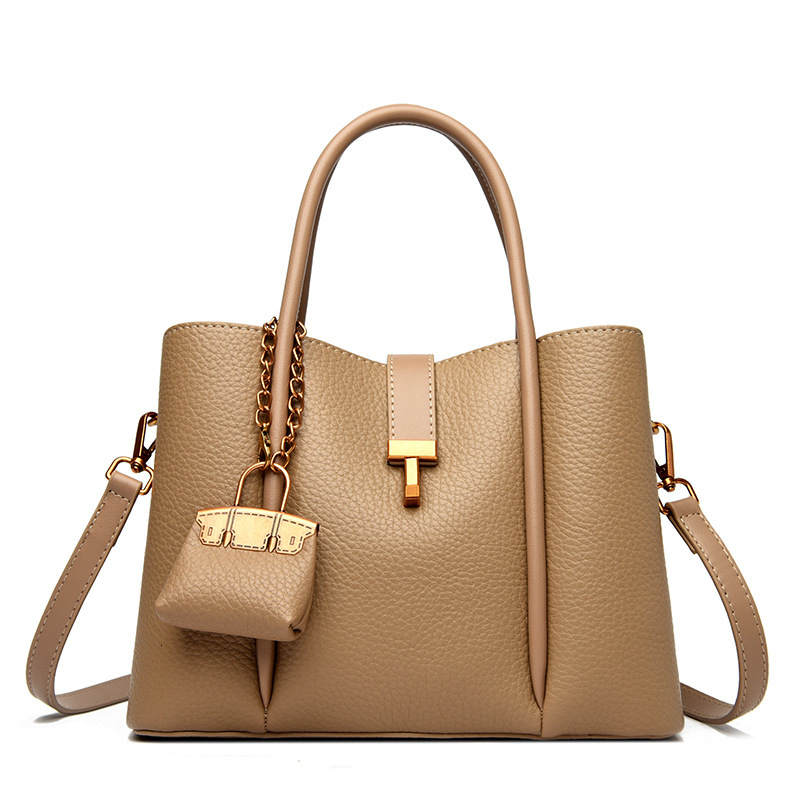 Free Shipping Designer Handbag New High-end Texture Versatile Bucket Fashionable Light Women's Large Capacity Commuting Bag Can Be Slung Diagonal