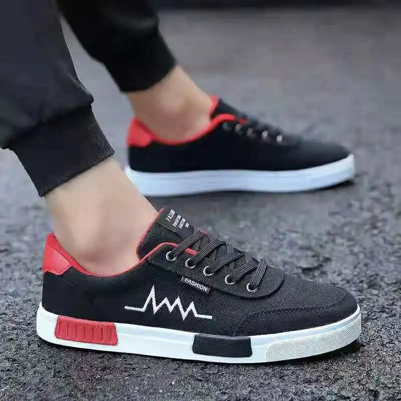 Mens Shoes 2024 Breathable Canvas Fashion Versatile Sports Casual Board Comfortable 250520X