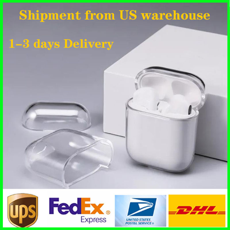 Wholesale USA Stock For Airpods 4 3 pros Pro 2 2nd Generation max Headphone Accessories Solid Silicone Protective Earphone Cover Wireless Charging Shockproof Case