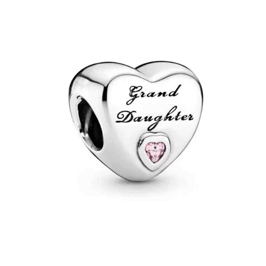 Authentic Forever Family Series Charm Sisters Uncle Dad Wife Bead Fit Original European 925 Sterling Silve Bracelet Jewelry GiftXJ250523