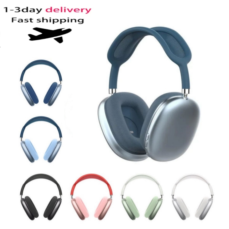 airpodsmax headphones pro max High quality earphones Noise reduction Wireless Bluetooth headphones Stereo HIFI Super Bass Headset Chip HD P9 headphone