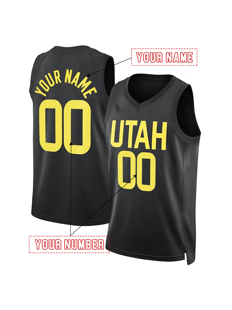 CLARKSON MARKKANEN 23 2024-25 City Basketball Jeresys HENDRICKS 2 KESSLER 33 COLLINS 30 SEXTON 11 Filipowski Custom ed New Inform Embroidered Sweatshi