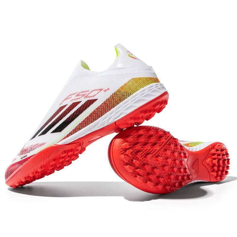 SLIP-ON Mens Shoes Sports Training Non-Slip Turf Soccer Cleats TF/FG Football Sneakers Chuteira Campo for Man