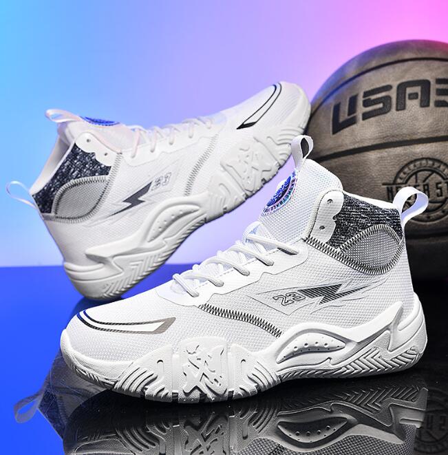 Men's Brand Basketball sneaker Fashion Purple Basketball Sneakers Men Women Training Sport Boots Kids Adult Athletic Shoes Z 5.23-5