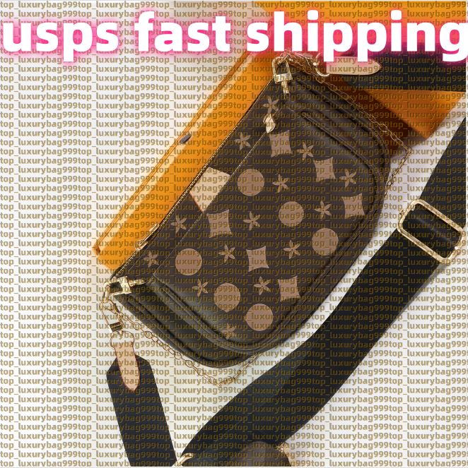 Classic Hot Sales Multi bag High Quality 3pcs set Luxurys Designers Bags Wallet Fashion Woman Genuine Leather Chain Handbags Purse Crossbody Shoulder Bag