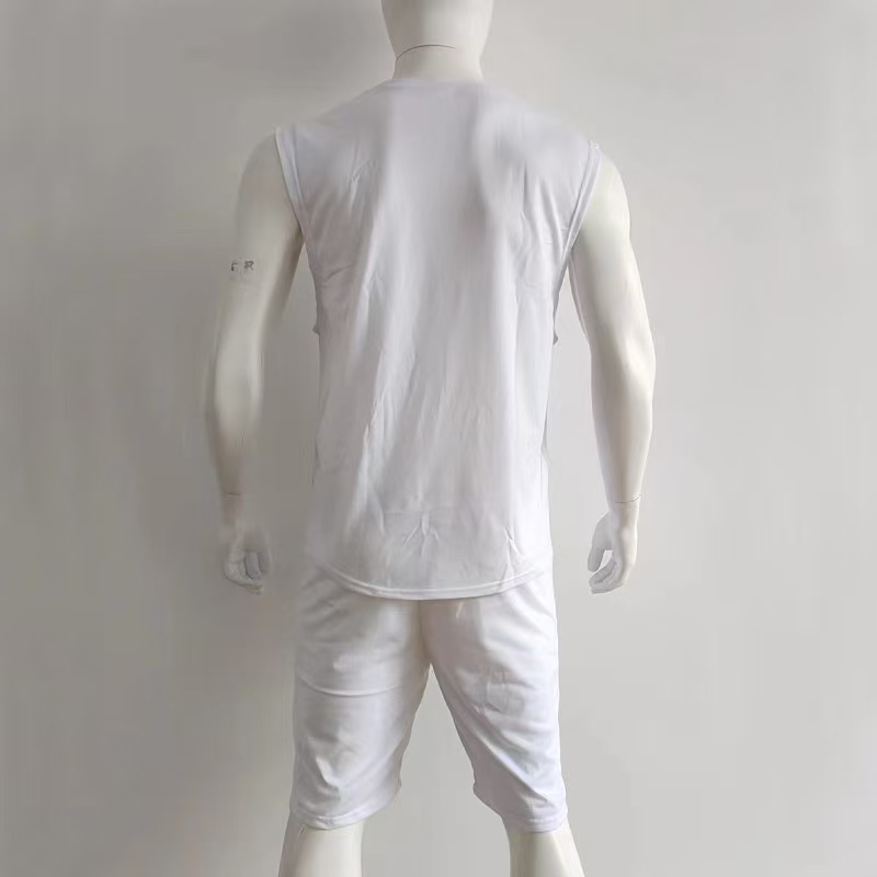 Designer Mens Sleeveless Suit: Trendy Thin Tank Two-Piece for Casual Wear