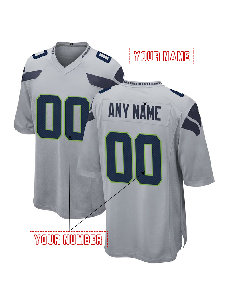 Custom Football 2025 Rivalries Jerseys Cooper Kupp Darnold Smith-Njigba Walker III Love Any Name Number Embroidered Letter Number