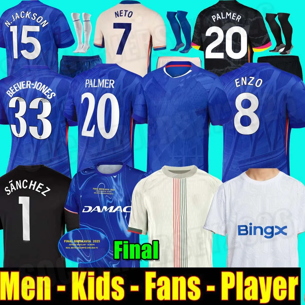 24 25 26 CAICEDO Nkunku PALMER soccer jerseys Disasi 2024 2025 Enzo Mudryk Cucurella football shirt men kids N.JACKSON SANCHO neto Guiu Veiga Adarabioyo JAMES COLWILL