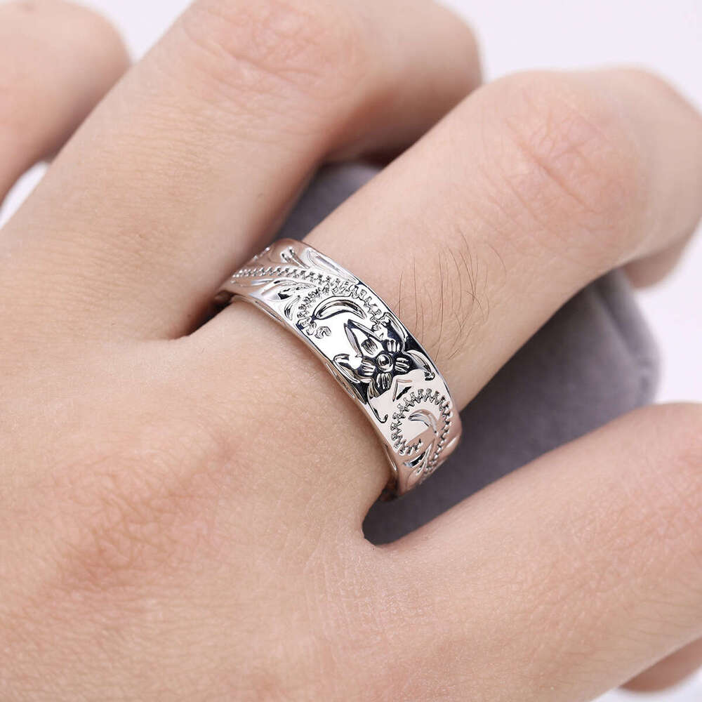 New minimalist relief vine for women's niche fashion ring accessories