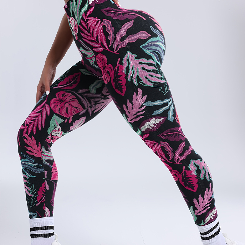 Fashionable Athletic Bottoms: High Elastane Gymwear with Contouring Features for Ladies Figure Enhancement