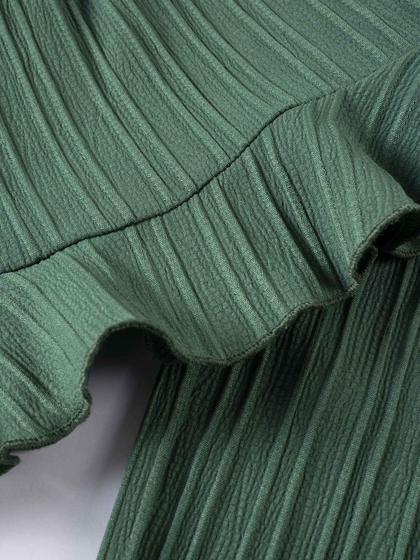 Girls Summer Beach Vacation Outfit Flattering Halter Cami Top with Ruched Detail Flowy Wide Leg Pants Chic Clothes Sets 250517z