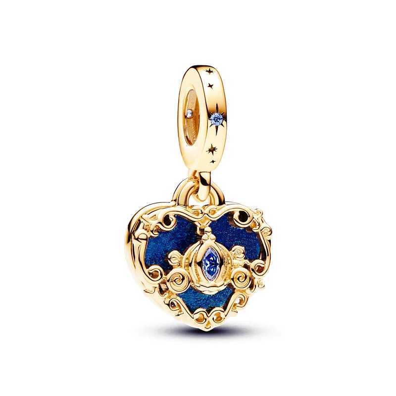 New Gold Plated Series Scarab Snake Phoenix Charm Beads Fit Original 925 Sterling Silver Bracelet DIY Women Fashion Jewelry GiftXJ250523