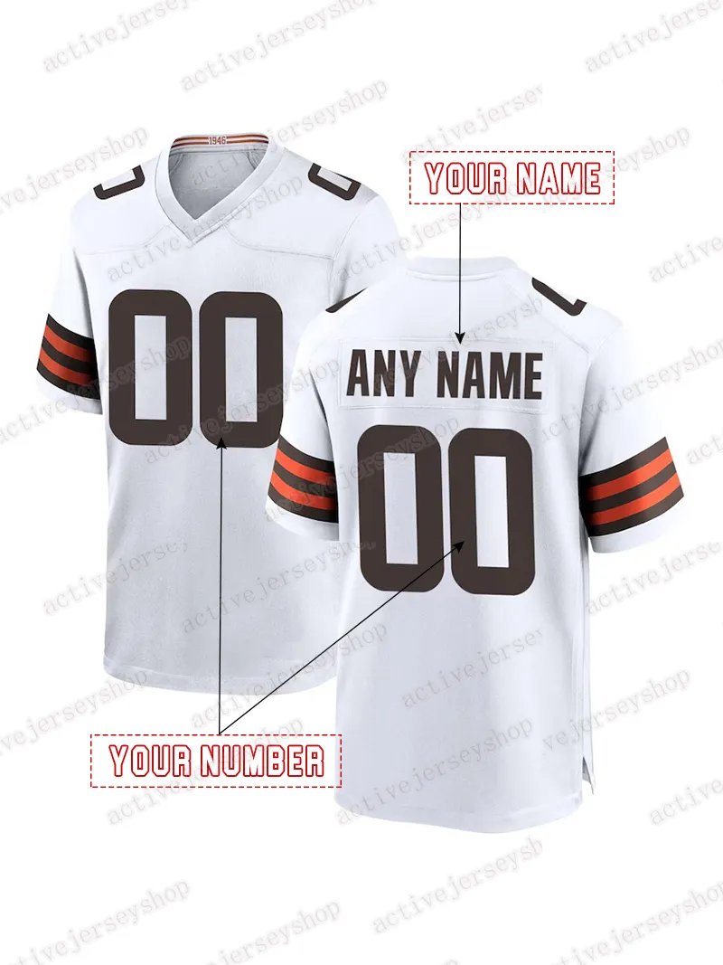 Personalized Custom Jerseys 12 Shedeur Sanders 2025 Football Judkins Nick Chubb Carson Schwesinger Myles Garrett Any Name Number