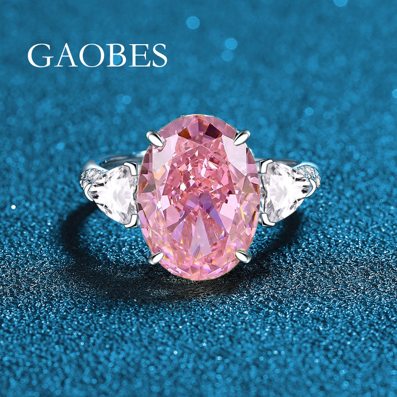 Chic Ladies' Diamond Accentuated Bands Featuring Colorful Gems Set On Premium Quality Stainless Steel Base