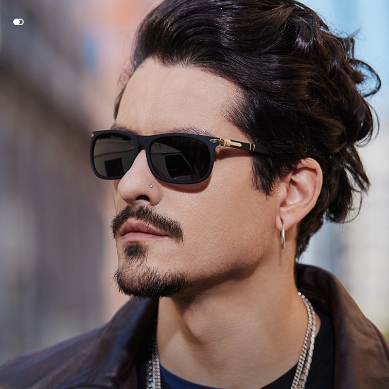 Square Polarized Sunglasses Men 007 Style Driving Glasses Male Luxury Brand Designer Eyeglasses Oculos De Sol Masculino Cycling Cat Eye Fishing CB CAV