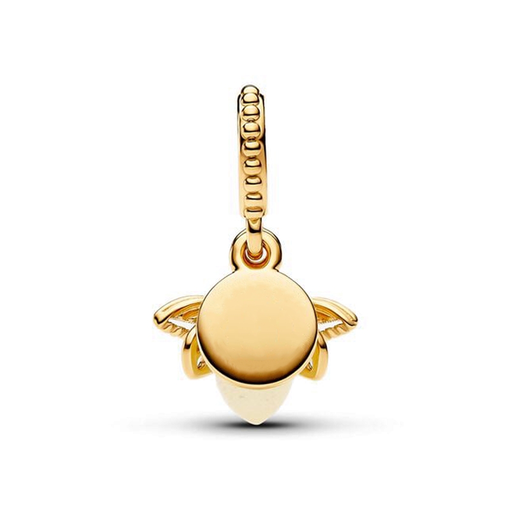 FewDook 2025 New Desgin Summer New Glow-in-the-dark Firefly Dangle Charm Fit Original Pan Bracelet DIY Silver&Gold Plated Women Fashion Style Jewelry 