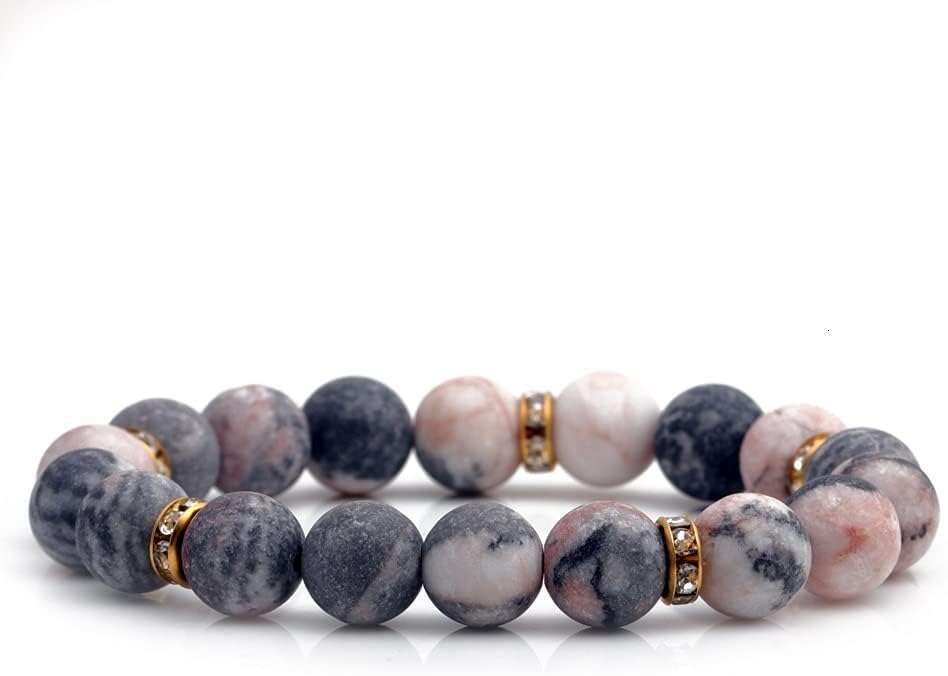 Anxiety Crystal Chakra Beaded Bracelets Rose Quartz Crystals And Healing Stones Yoga Bead Calming Stretch Bracelet Stress Relief Gifts For Women