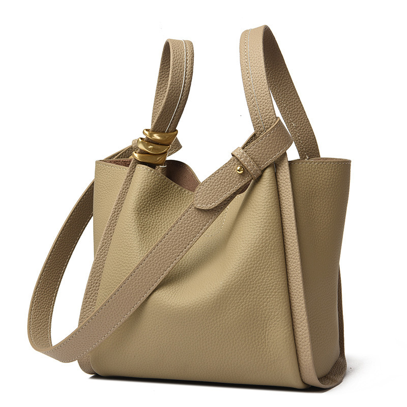 Free Shipping Designer Bag Bucket Spring New Fashion Handbag Simple And Versatile Soft Leather Shoulder High-end Sensory Communication Bag Crossbody B