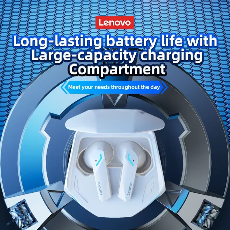 Lenovo GM2 Pro Earphones Bluetooth 5.3 Wireless Earbuds Low Latency Headphones HD Call Dual Mode Gaming Headset With Mic