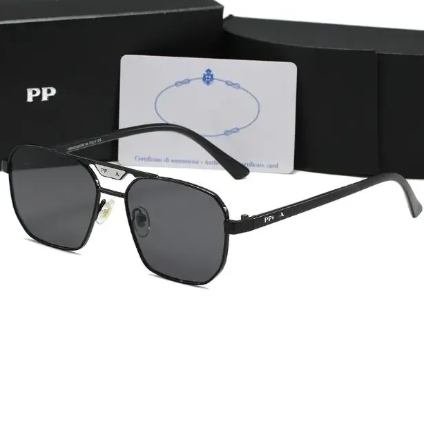 designer brand classic pilot sunglasses fashion women sun glasses UV400 men designer glasses metal frame polaroid polarzing lens a6528