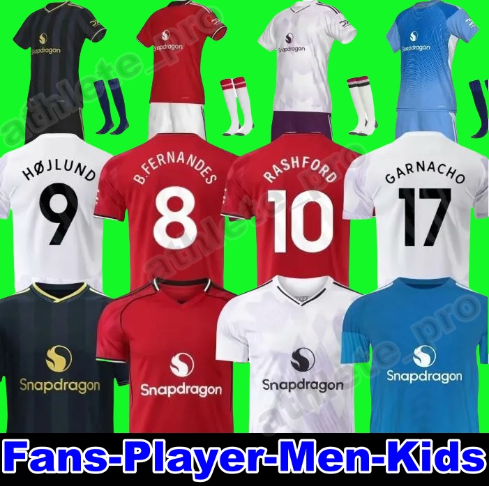 24 25 26 soccer jerseys United B.FERNANDES RASHFORD Football Shirt 2025 2026 Men Kid Kits MARTINEZ CASEMIRO ANTONY Garnacho HOJLUND Stone Roses MAINOO Uniforms