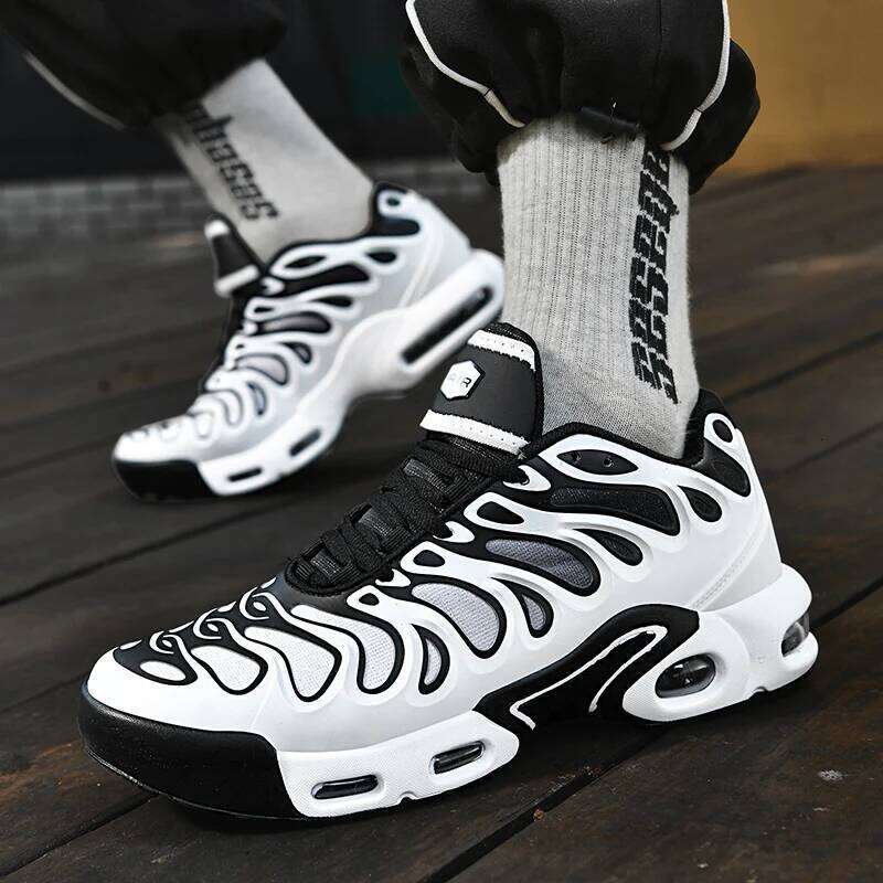 Brand Mens Running Shoes Casual Sneakers Comfortable Walking Outdoor Jogging Lace-up Breath able Fashion Blade Leisure Loafers