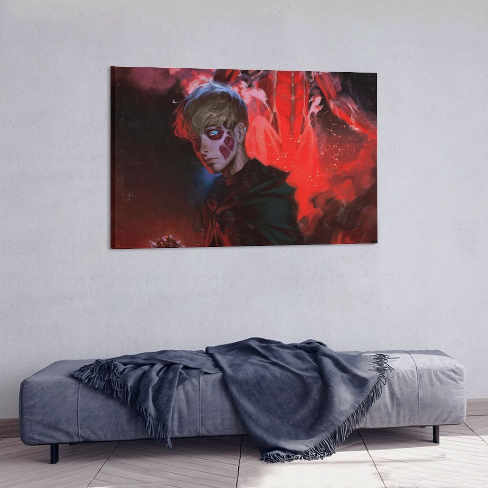 Hanging Picture-Rectangle Attack on Titan Armin Anime Frame-style Canvas Prints Wall Painting Wall Art Decor Print Picture Paintings Gift ForBedroom