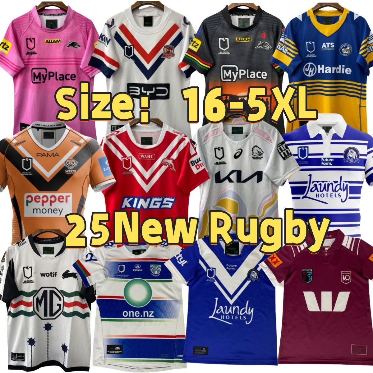 25 26 NRL new warrior Rugby Jerseys 25 26 wild horserwild horse knight rabbit eel Football Shirts men+ kids
