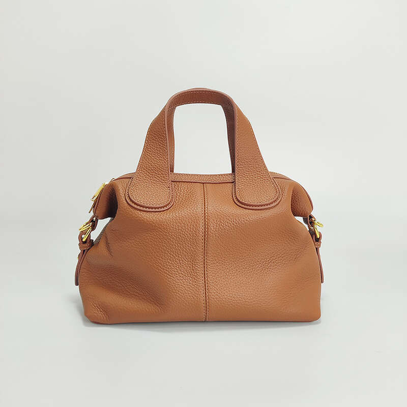 Tote Bag New Women S Genuine Leather Handbag Top Layer Cowhide Crossbody Large Capacity Shoulder Bag High End Lion Ridge Bag Messenger Bag