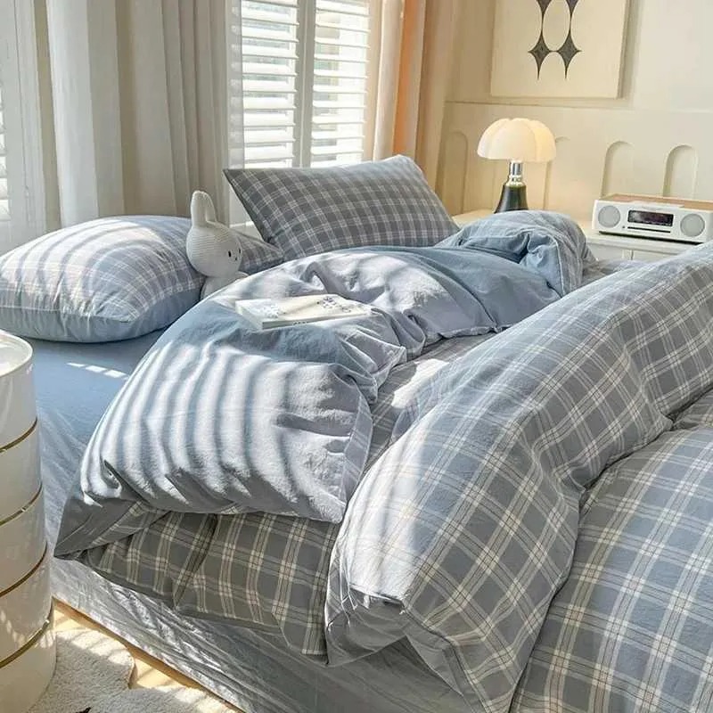 Solid Embroidered Bedspread Quilt Set 3pcs Quilted Bedding Cotton Quilts Bed Covers Pillowcase Blanket King Queen Size Coverlets 252033 KID